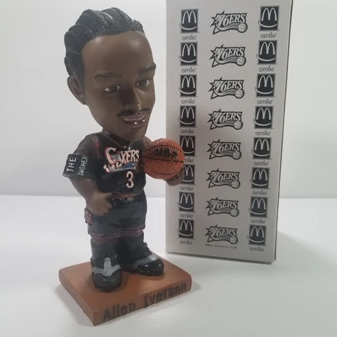 Philadelphia 76ers ALLEN IVERSON Bobblehead 2002 with Original Box Cover