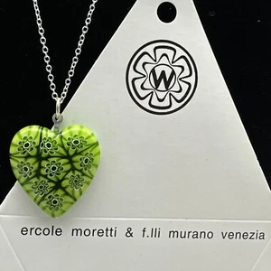 Authentische Murano Glas Millefiori Anhänger Halskette - ML - 21 - Bild 1 von 8
