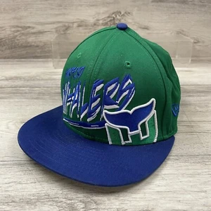 New Era Vintage Hockey Hat Hartford Whalers Medium-Large Hurricanes Carolina - Picture 1 of 10