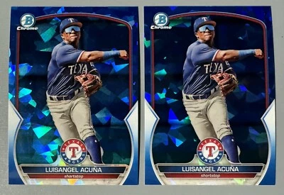 2023 Bowman Chrome Sapphire Edition Luisangel Acuña #230 Mets - Image 1 of 2