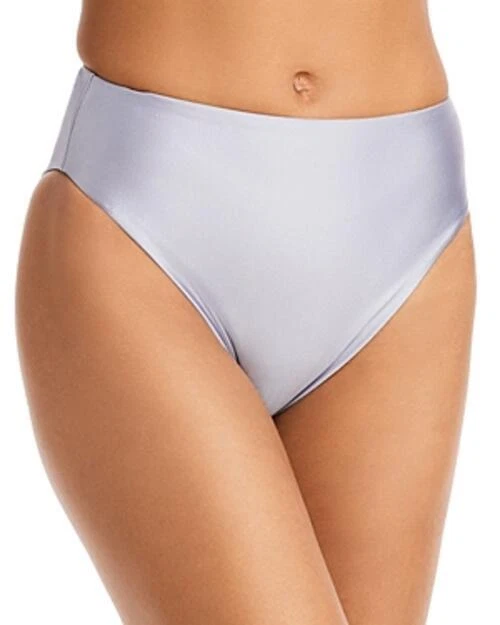 Parte inferior de bikini de cintura alta con inclinación de natación de jade brillo periwinkle talla M 0397 Foto 1 de 1