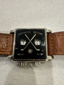 Domatic Score Swiss Golf Sport Wrist Score Keeper : Stoke Counter : Gold & Black - Picture 1 of 5