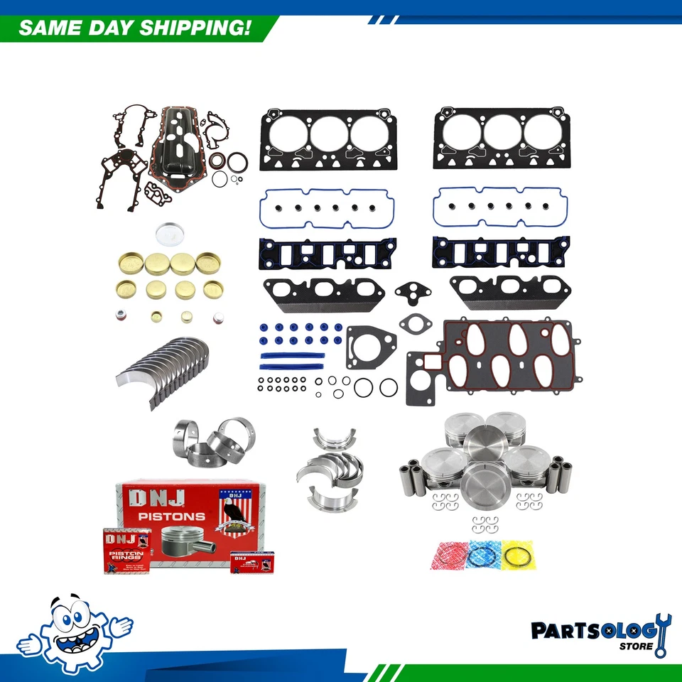 Kit de reconstrucción de motor DNJ EK3185 para Chevrolet Pontiac Camaro 1995 3,8 L V6 OHV 12 V Foto 1 de 4