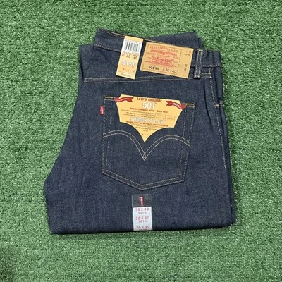 Nuevo con etiquetas Levi’s 501XX 2003 pierna recta denim crudo hecho en Columbia talla 36x40 Foto 1 de 4