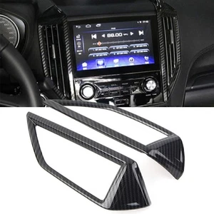 Front Mitte Lüftungsabdeckungs Ordnung für Subaru Forester 19-20 Kohlefaser 2PCS - Bild 1 von 9