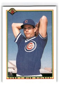 Mike Bielecki 1990 Bowman Baseball #22 Chicago Cubs - Bild 1 von 2