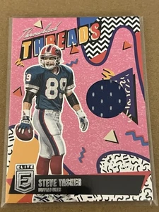 2025 Panini Donruss Elite Steve Tasker Throwback Threads Jersey Patch /499 - Bild 1 von 2