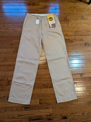 Buzz Rickson Khaki Early Military Chino 1942 Model Straight Fit Size 34 MINT - Image 1 of 4