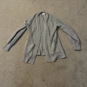 SO Brand Gray Cardigan Sweater Girls M (8) - Picture 1 of 3