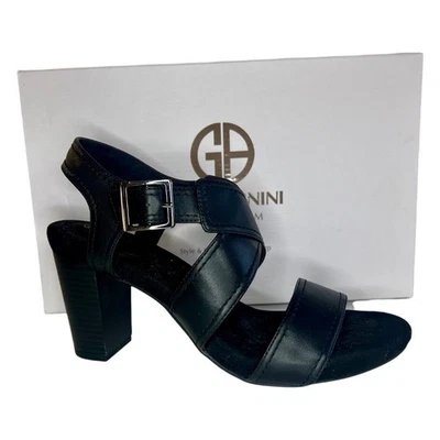 Giani Bernini Janett Memory Foam Block-Heel Dress Sandals in black - Size 10 M - Image 1 of 4