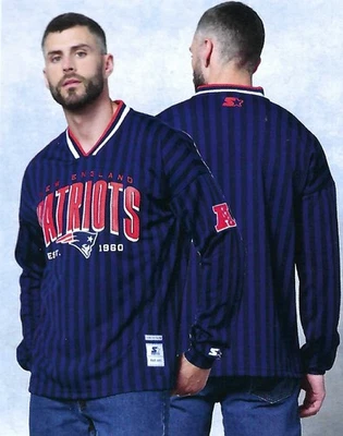 Top de moda a rayas de sombra de seguridad para hombre New England Patriots grande *E39* Foto 1 de 2