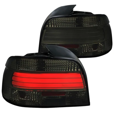 Smoke Fits 2001-2003 Bmw E39 5-Series M5 525I 530I 540I Led Tail Lights Lamp - Imagem 1 de 4