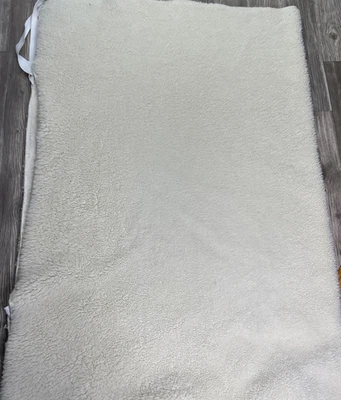 Almohadilla de colchón de lana merino Queen 80x60 polar Sherpa suave hecha en EE. UU. Foto 1 de 4