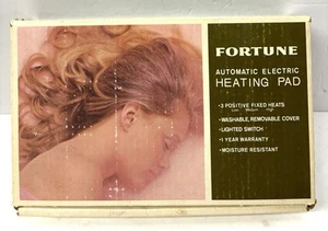 Vintage Essex Fortune Electric Heating Pad w/ Original Box *Working - Picture 1 of 9