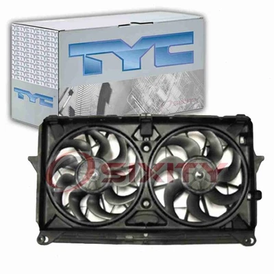 Conjunto de ventilador condensador y radiador doble TYC para Chevrolet Silverado 1500 2007 diestro Foto 1 de 4