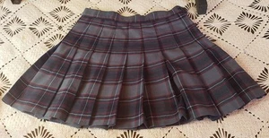 American Apparel Women s Plaid Tennis Skirt Navy Plaid Small - Picture 1 of 7