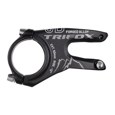 Stem 31.8 mm 50mm 0 Deg Black Aluminum MTB Lightweight - Image 1 of 4