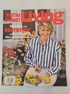 VTG Martha Stewart Living Magazine June July 1992 Issue No. 8 With Recipe Cards - Picture 1 of 11