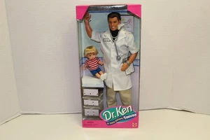 Vintage 1997 Dr. Ken & Little Patient Tommy Mattel Doctor Barbie 18898 NEU - Bild 1 von 6