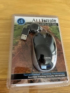 DIGITAL INNOVATIONS EASY GLIDE WIRED TRAVEL MOUSE SEALED NEW IN PACKAGE 3button - Picture 1 of 8