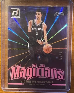 24-25 DONRUSS MAGICIANS VICTOR WEMBANYAMA NUMBERED 14/50 MULTI-LASER SA SPURS - Picture 1 of 3