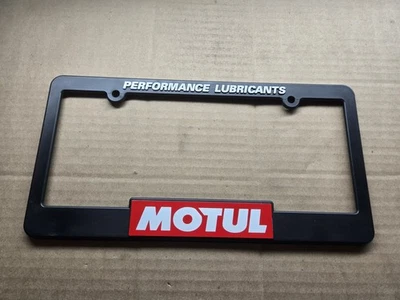 Motul New Vanity License Plate Tag Frame Holder Logo Nameplate Name Insignia  - Image 1 of 4
