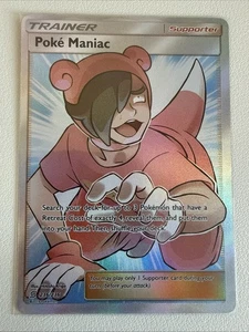 Pokemon Card Poke Maniac 236/236 Full Art Unified Minds Set Played 2 - Bild 1 von 10