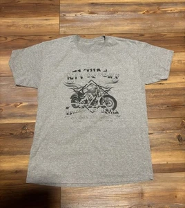 Vintage 471 Riders Ride To Love Live To Ride Tshirt Biker Size Large Grunge - Bild 1 von 5