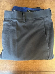Pantalone Uomo Banana Republic Non Ferro Sartoriale Slim Fit Micro Righe Navy 34x32 - Foto 1 di 9