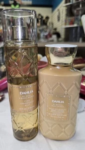 Bath & Body Works Dahlia Fragrance Body Mist & Body Lotion 8 Fl. Oz. Set Of 2 - Picture 1 of 2
