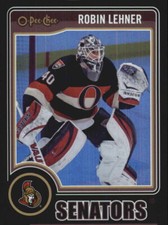 2014-15 (SENATORS) O-Pee-Chee Black Rainbow #281 Robin Lehner