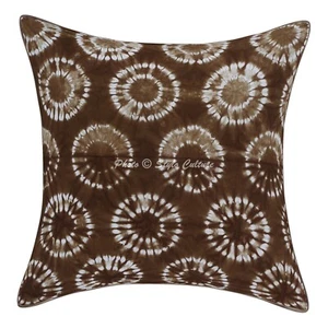 Shibori Cushion Cover Modern Tie Dye Throw Pillow Case Hippie Gypsy Home Decor - Picture 1 of 6