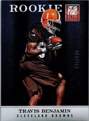 2012 Panini Donruss Elite - Rookie Travis Benjamin #193 /999 (RC) - Image 1 of 2