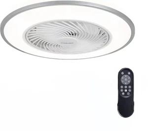 20'' Ceiling Fans with Lights, Low Profile Ceiling Fan with Light and Remote, Fl - Picture 1 of 12