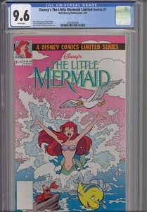 Disney's Little Mermaid Serie Limitada #1 CGC 9,6 1992 Publicaciones de Walt Disney - Imagen 1 de 8