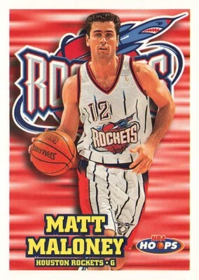 1997 Hoops #61 Matt Maloney Houston Rockets - Image 1 of 2