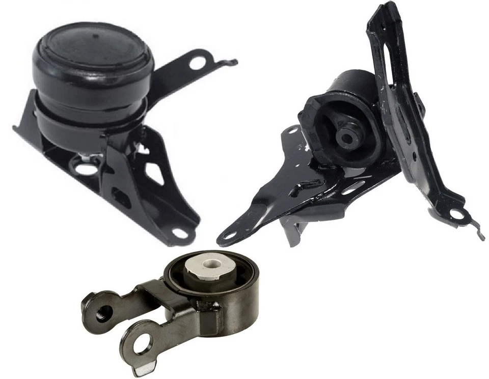 9LL201 3pc Motor Mounts fit AUTO 2006 07 08 09 10 2011 Toyota Yaris 1.5L ENGINE - Image 1 of 1