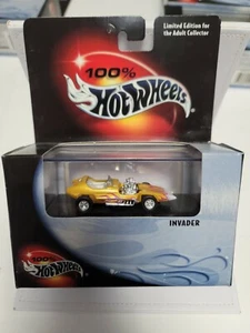 100% HOT WHEELS INVADER GOLD BLACK BOX DIECAST MINT 1/64 - Picture 1 of 4