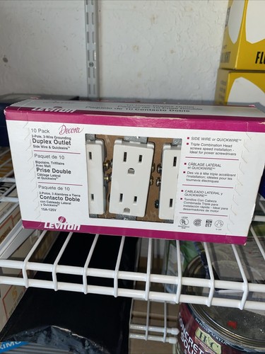 Leviton Almond Decora LIGHTED Slide Dimmer Switch Preset 3-Way Illuminated 600W 6633-PA - In Stock - Fruit Ridge Tools