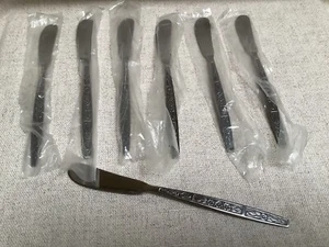 "Lote de 7 esparcidores de mantequilla Imperial de acero inoxidable Japón IMI57 6 1/2""" - Imagen 1 de 4