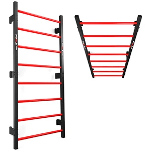 Sprossenwand mit 8 Sprossen Reha-Gymnastikleiter Klimmzugstange Leiter Fitness - Bild 1 von 4