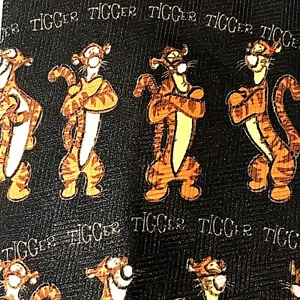 Cravatta Pooh Disney di Exquisite Apparel Tigro Arancione Nero - Foto 1 di 5