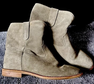 Isabel Marant ЕС 36 CRISI скрытый на танкетке ботинки ботинок без шнуровки - Изображение 1 из 4