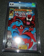 Spider-Man Unlimited #1  CGC 9.4 1st appearance shriek