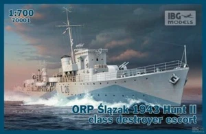 IBG 70001 ORP Slazak 1943 Hunt II Clase destructor escolta escala 1/700 - Imagen 1 de 1