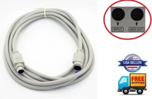Cable de datos Din de 6 pines extensión macho a hembra 10 pies SLDIN para Zapco Symbilink - Imagen 1 de 2