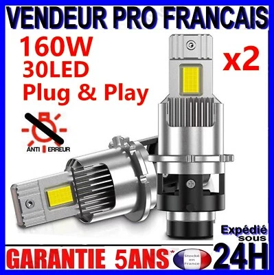 2 Lamp LED D2S D2R pro Air White IN 6000K For Light Car Canbus 160W - Image 1 of 4