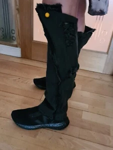 Rick Owens X Veja unisex over the knee boots trainers UK 8 - Picture 1 of 11