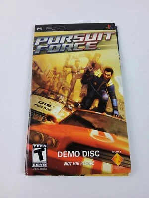 Pursuit Force DEMO NOT FOR RESALE Sony Playstation PSP Video Game  - Image 1 of 4