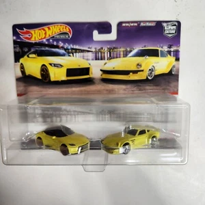 NIP Hot Wheels Premium Car Culture 2 pack Nissan Z Proto and Nissan Fairlady Z - Picture 1 of 11